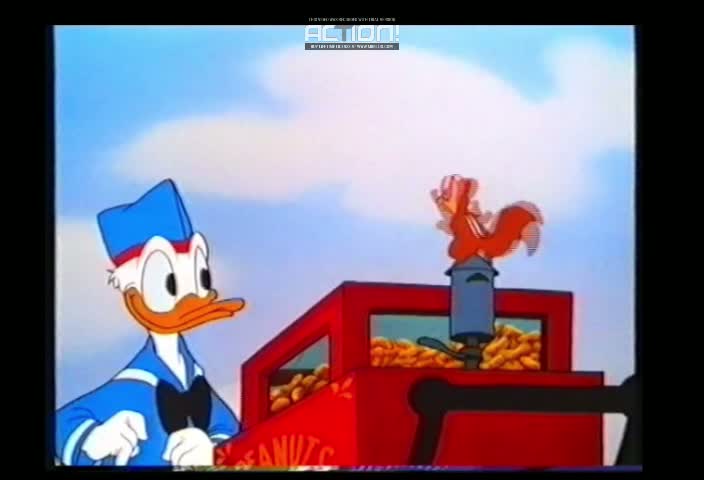 Tecknat Barn Svenska:Kalle Anka Kortfilm (1954) VHSRIPPEN (Svenska) Den flygande ekorren (4K)
